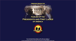 Desktop Screenshot of presidentsandfirstladies.org