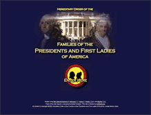 Tablet Screenshot of presidentsandfirstladies.org